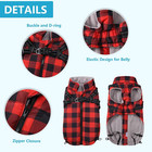 Waterproof Dog Coat With Harness Built In  Dog Winter Jacket puppy Vest Small