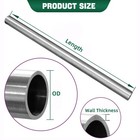 304 Stainless Steel Grade Round Tube Pipe Tubing Diameter 8mm-325mm Length 100mm