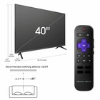 40-inch Roku Smart Tv With 1080p Full Hd  Dts Audio   Gaming Features