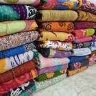 Wholesale Lot Kantha Quilt Indian Vintage Bedspreads Cotton Throw Ralli Blanket 