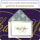 100 Pack Gold Foil Thank You Cards With Envelopes Blank Note Cards 3 5 X 5 Inch
