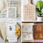 Egyptian Hieroglyphs Stencils  Ancient Glyphs Alphabet Painting    