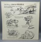 Rare Disneyland Records Story Of Goliath Ii Dq1278-1950 s