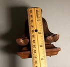 Antique 19th Century Wood Finial  4  X 3 1 4   Hand Carved  Architectural