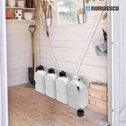 Bushman 4 Pack U-jug Storage Jug  Portable Plastic Container  5 5gal  White
