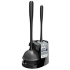 Toilet Plunger   Bowl Brush Set - Bathroom Cleaning Tools  Heavy Duty  Black