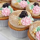 Silver Foil Jumbo Cupcake Liners Metallic Muffin Baking Cups  160-count