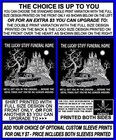 Funeral Home We ll Bury You Before The Devil Can Get You Hearse Skull T-shirt