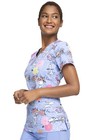 Charlie Brown Snoopy Cherokee Scrubs Tooniforms Peanuts V Neck Top Tf666 Pndw