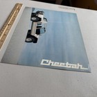 Vintage Tcm Teledyne Continental Motors Cheetah Military Vehicle Brochure Sheet