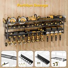 Large Power Tool Organizer Wall Mount  4 Layer Garage Storage Cordless Tool Rack
