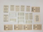  20  Assorted Lot Of Tobacco Cigarette Trading Cards  Players Ulmenried De Reszk