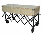 Folding Coffin Cart Casket Truck Church Funeral Mortuary Trolley Steel