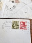 Lot Of Vintage Stamps     Italy     25 Lire  40 Lire  50 Lire  100 Lire     Envelopes