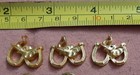Lot Of 9 Vtg Gulf Oil Republican Elephant Political Party Gold Tone Lapel Pin
