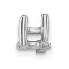 14k White Gold 4x5mm Head Holds Up To 2 75mm For X849 Add-a-diamond 7 Bracelet