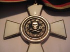 100   German Ww I Iron Divison With Skull Hard Enamel Protect Force Black Hunter