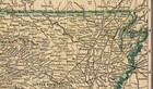 1908 Antique Arkansas State Map Arkansas Gallery Wall Decor  Smap 2342