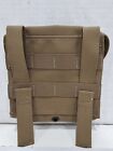 New Usgi M909 Molle Coyote Brown Pouch Usa Made  Hook Loop Drainage Grommet Hole