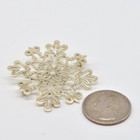 Snowflake Brooch Pin Pendant 925 Sterling Silver 9 51 Grams Mother s Day B203