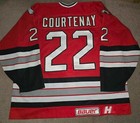 Ed Courtenay Kansas City Blades 1993 94 Game Worn Used Ihl Jersey Loa