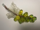 Vtg Mcm Lucite Acrylic Green Grape Cluster Mid-century Modern 60s Retro Decor 9   