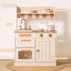 Play Kitchen  Wooden Kids Kitchen Playset For Kids With Realistic Design  Sin   
