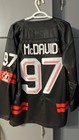 Canada Black Olympics 2026 Hockey Jersey - Mcdavid  97 Size  Large