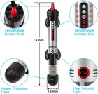 50 Watt Aquarium Heater Submersible Adjustable Temperature Fish Tank Heater 50w