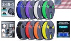 3d Printer Filament Petg Bundle 8 Colors 1 75mm 2kg Vacuum-sealed For Versati   