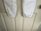 All Star Adult Baseball Pants Size Sm  White  Long  Belt Loop  Snap Closure