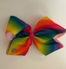 Jojo Siwa Large Girls Rainbow Hair Bow Cheer Valentine Easter Nwot Never Worn