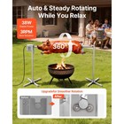 52  Electric Bbq Rotisserie Grill Kit Stainless Steel Grill 132lb Pig Lamb