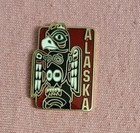 Alaska Eagle Totem Pole Travel Souvenir Lapel Pin