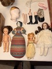 16 Vintage Dolls And Doll Parts