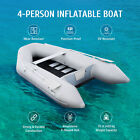 10ft Inflatable Boat Dinghy 4 Person White Water Rapids Outboard Motor Capable