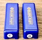 Two Hohner Blues Harp Harmonicas-c   G- Made In Germany - 4  With Cases