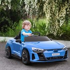 12v Kids Electric Ride On Car  Licensed Audi With Remote  Blue