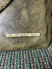 Vintage 1936 Chevrolet Pickup Mail Pouch Wall Sign Plaque Man Cave Decor Art