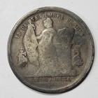 1885 Honduras Silver 50 Centavos Scarce Circulated Issue Genuine  w326