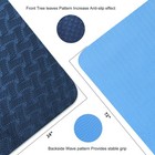 1 3 In Exercise Yoga Mats 8mm Tpe Non-slip Extra Thick High-density Eco Friendly