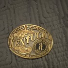 Vintage Award Design Medals Kentucky Belt Buckle Nos Solid Brass Horse Racing