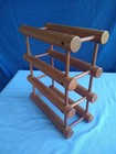 Nissen Made In Denmark Vintage Teak Wood Wine Rack