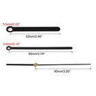 12 Sets Clock Hands Clock Hands Kits Clock Mechanism Movement Aluminum black a05