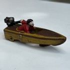 Hubley Cast Iron Speed Boat 1930s Vintage Collectible Toy