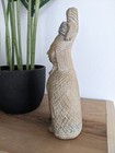 Rare Vintage Maya Ceramic Sculpture Museum Replica   maya Lady Of Weaves 