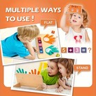 Educational Counting Blocks For Toddlers 2-4 Montessori Math Toys