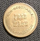 Gulf Car Wash  free Wash  Token Coin Vintage 