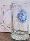 Oktoberfest Saclant 1996 Clear Glass Beer Mug Stein W  Handle Breweriana