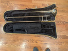 Conn 23h Trombone W  Conn Hardcase   King 12c Mouthpiece - Cleaned And Ready 